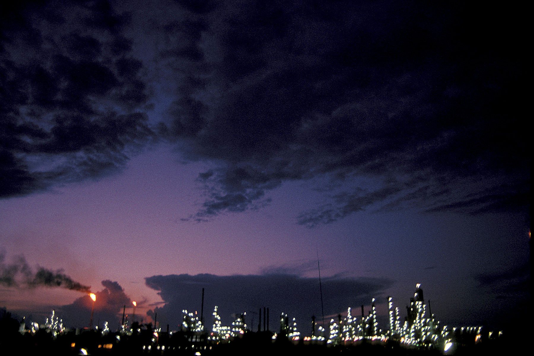 The largest oil refinery in the country. 