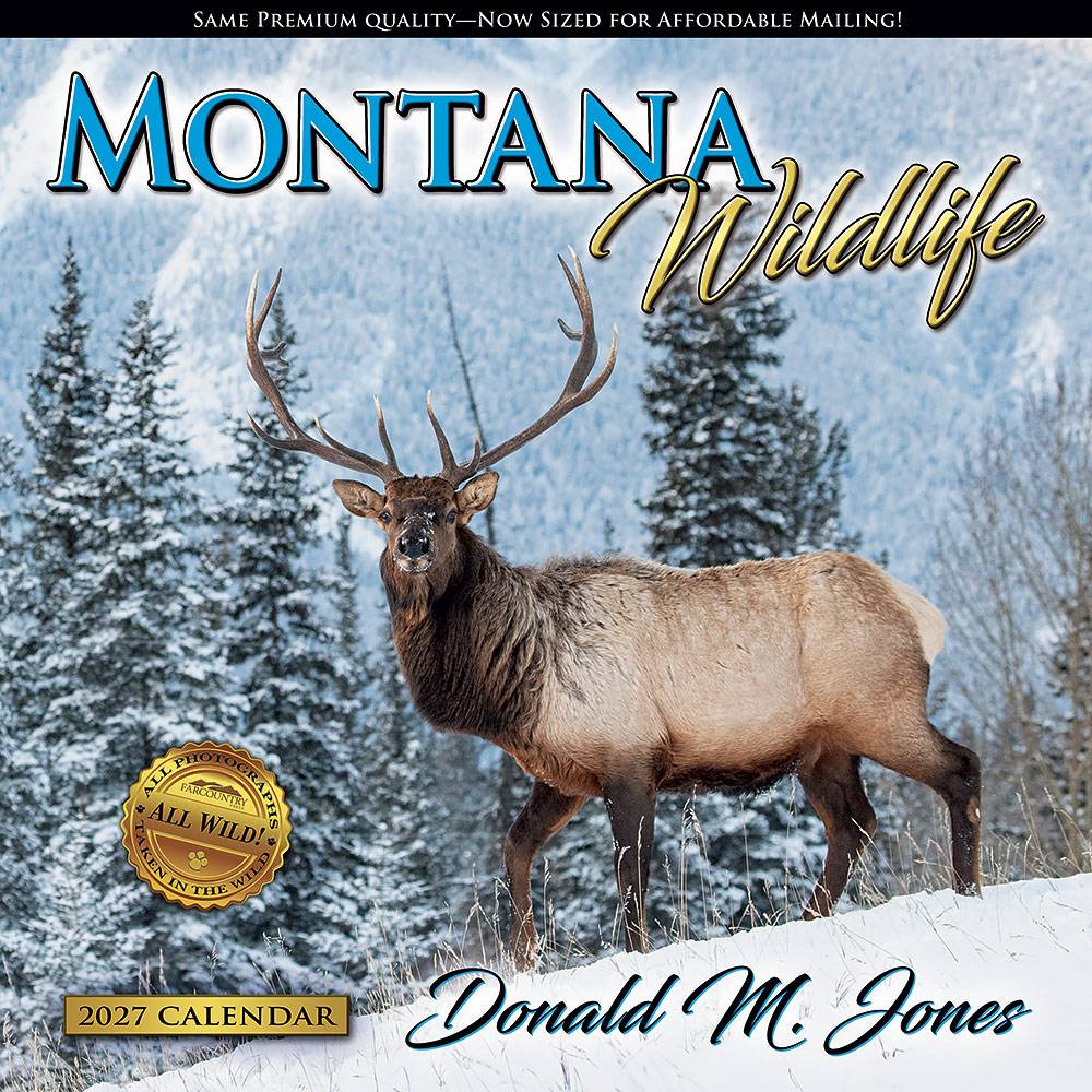 2027 Montana Wildlife Calendar (front)