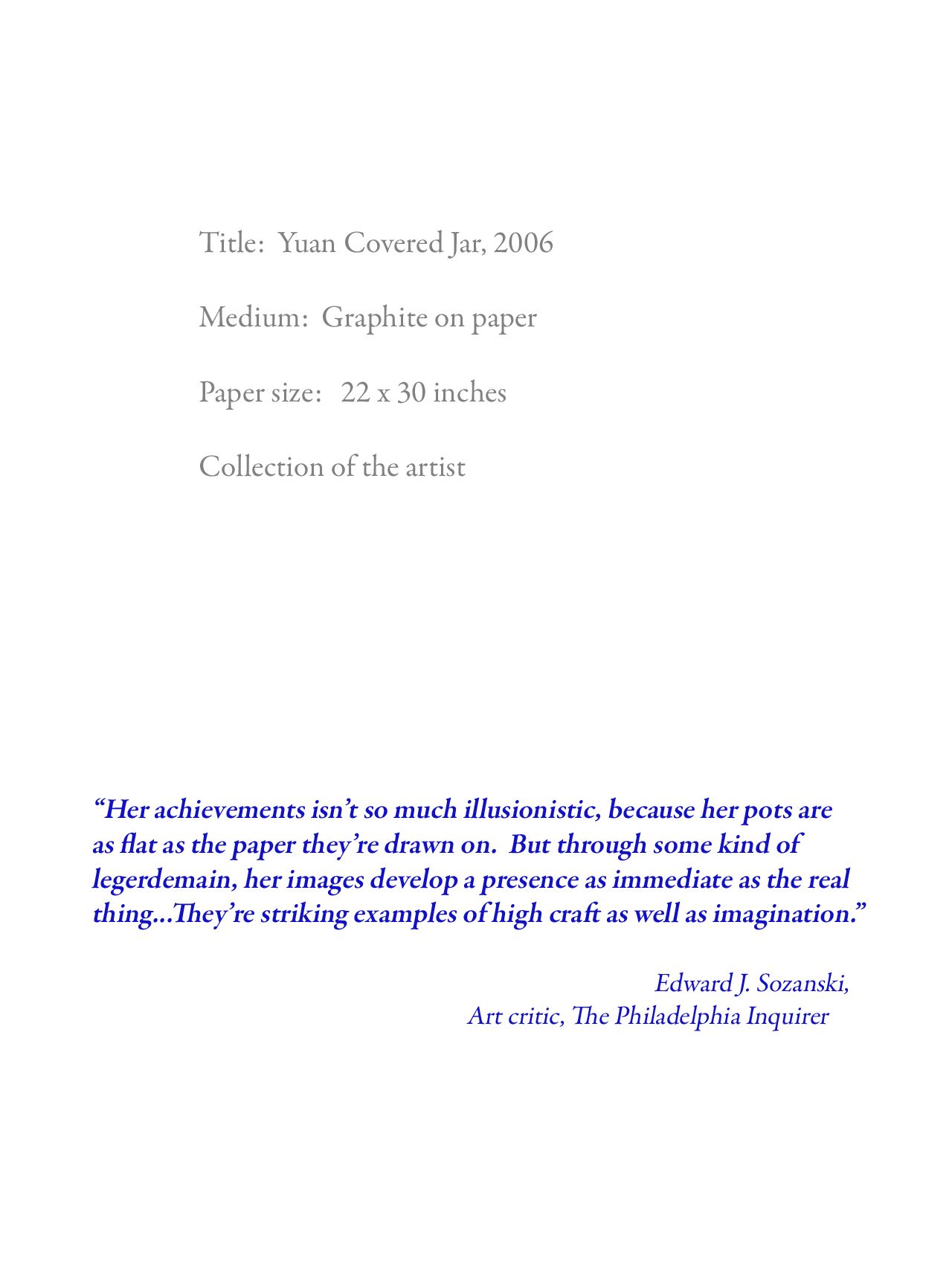 Yuan Covered Jar 2006