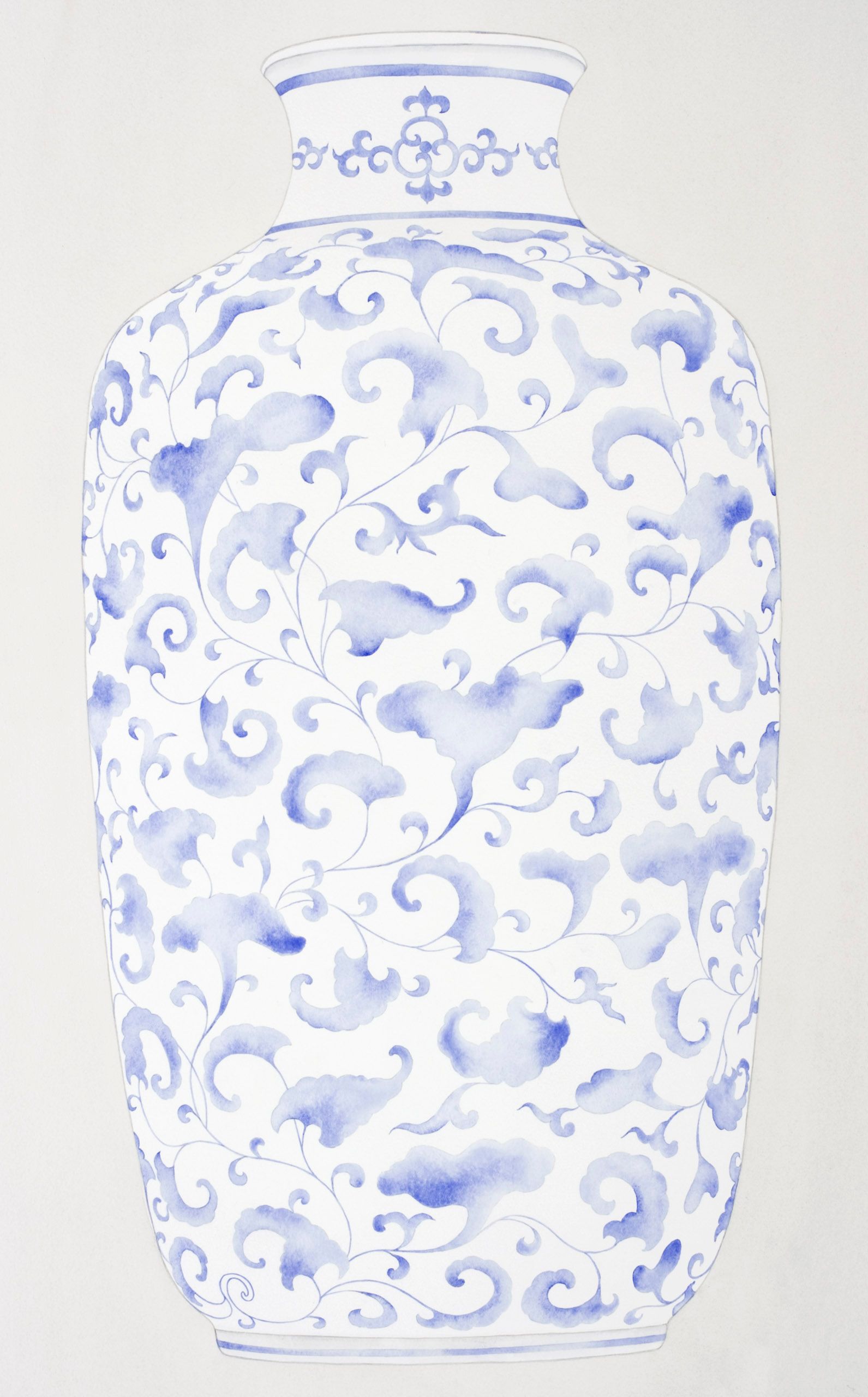 Blue Ruyi Vase
