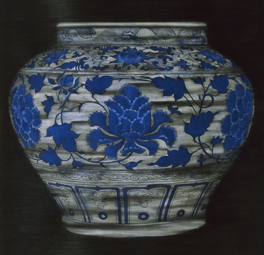 Blue Yuan Jar