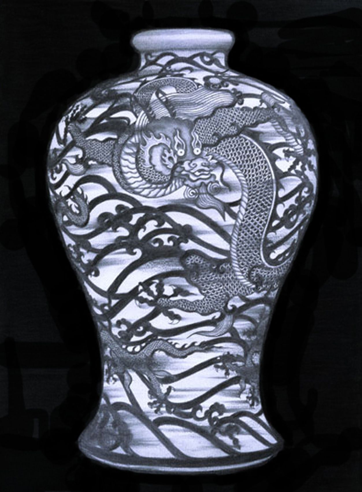 Dragon Yongzheng Meiping