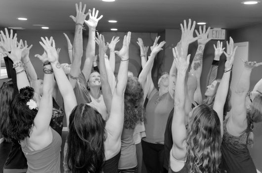 Arms up Photo by: Highland Yoga