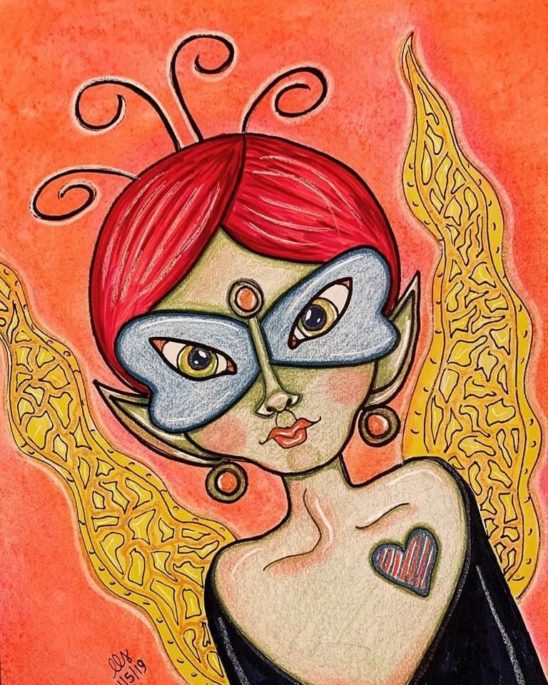 Drawing by Leslie L. Sommers