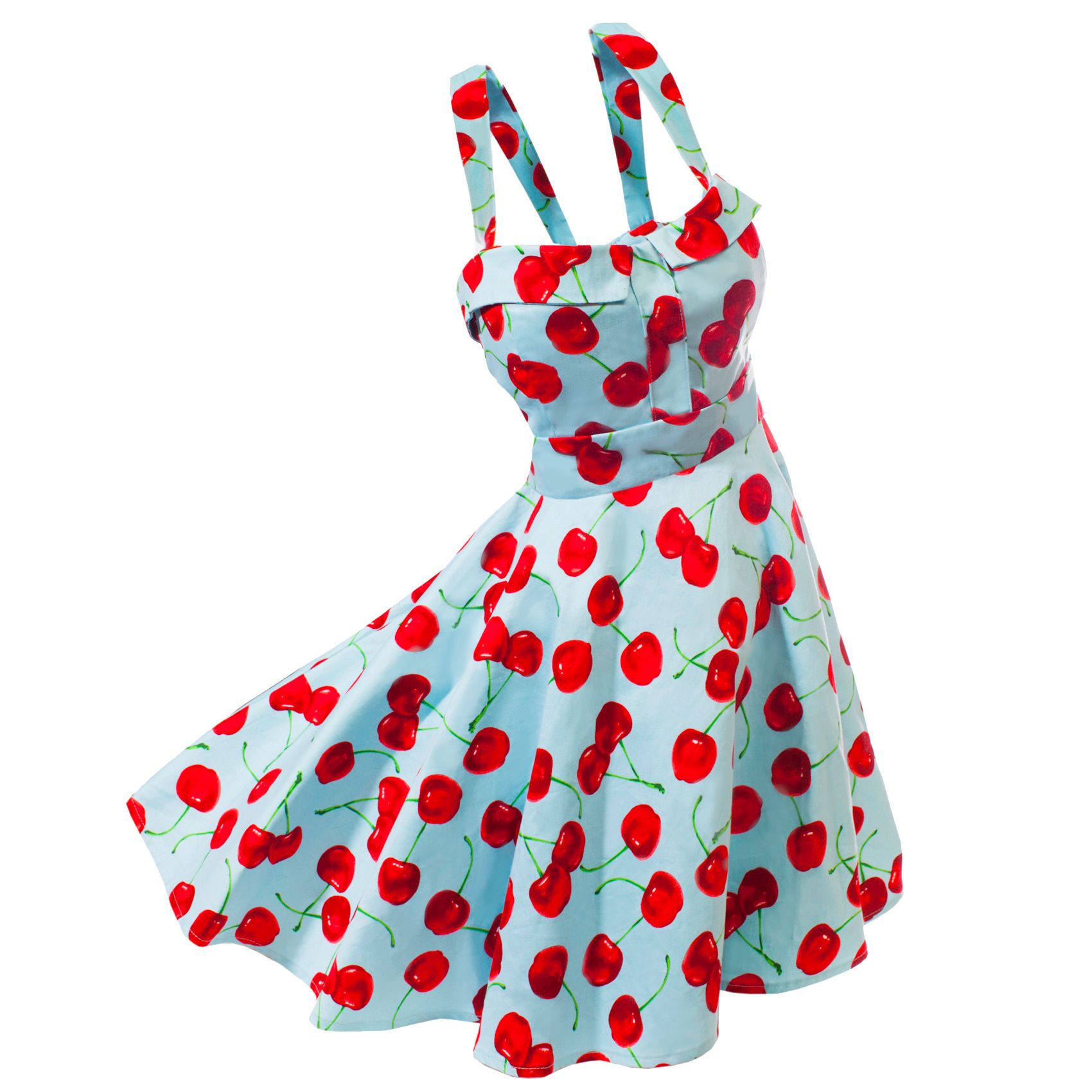 Mini dress with cherries 
