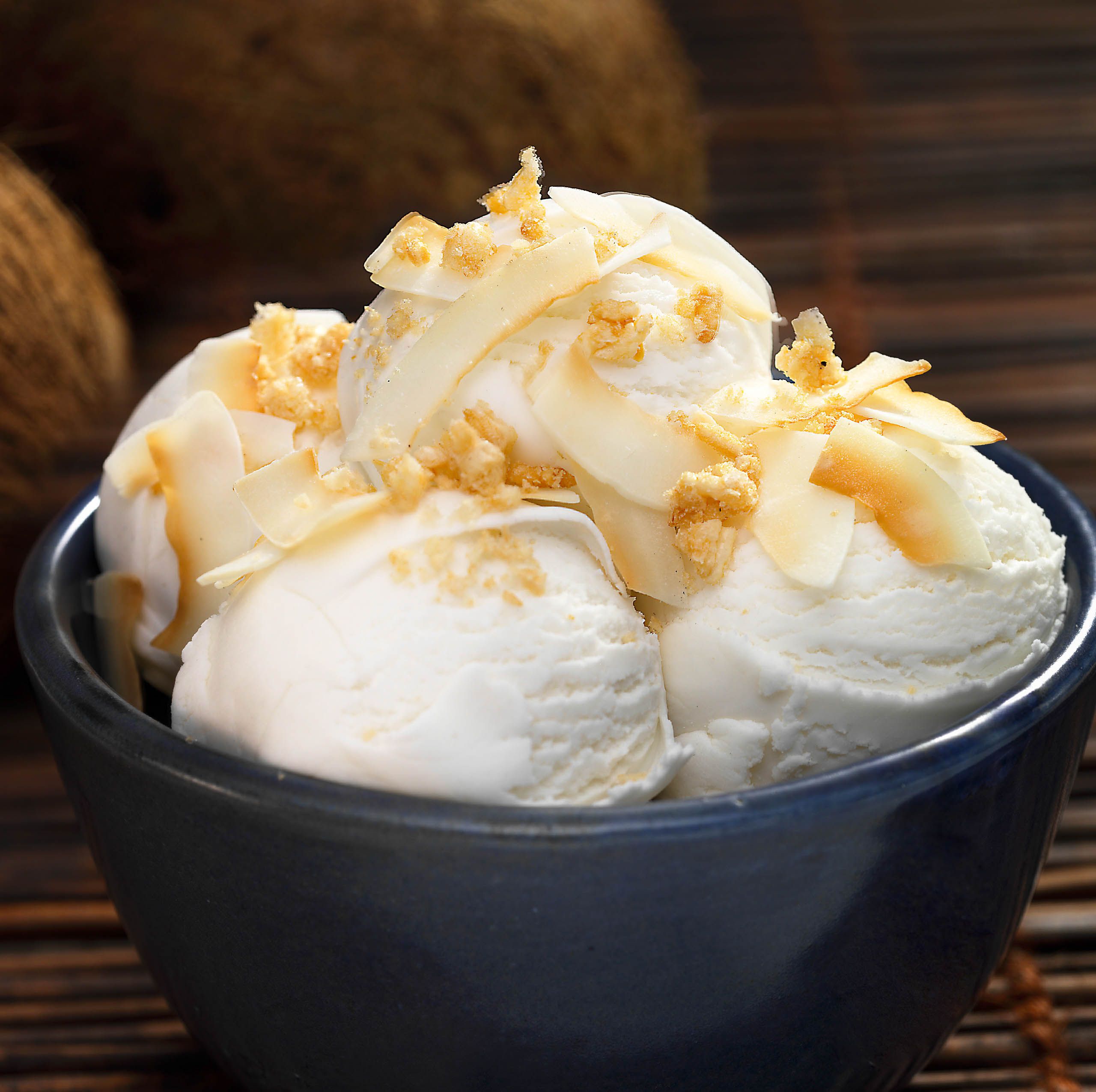 Coconut vanilla ice cream