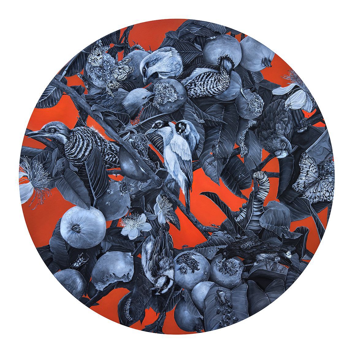 36” acrylic on canvas, 2019. CONFLUENCIA | SOLD