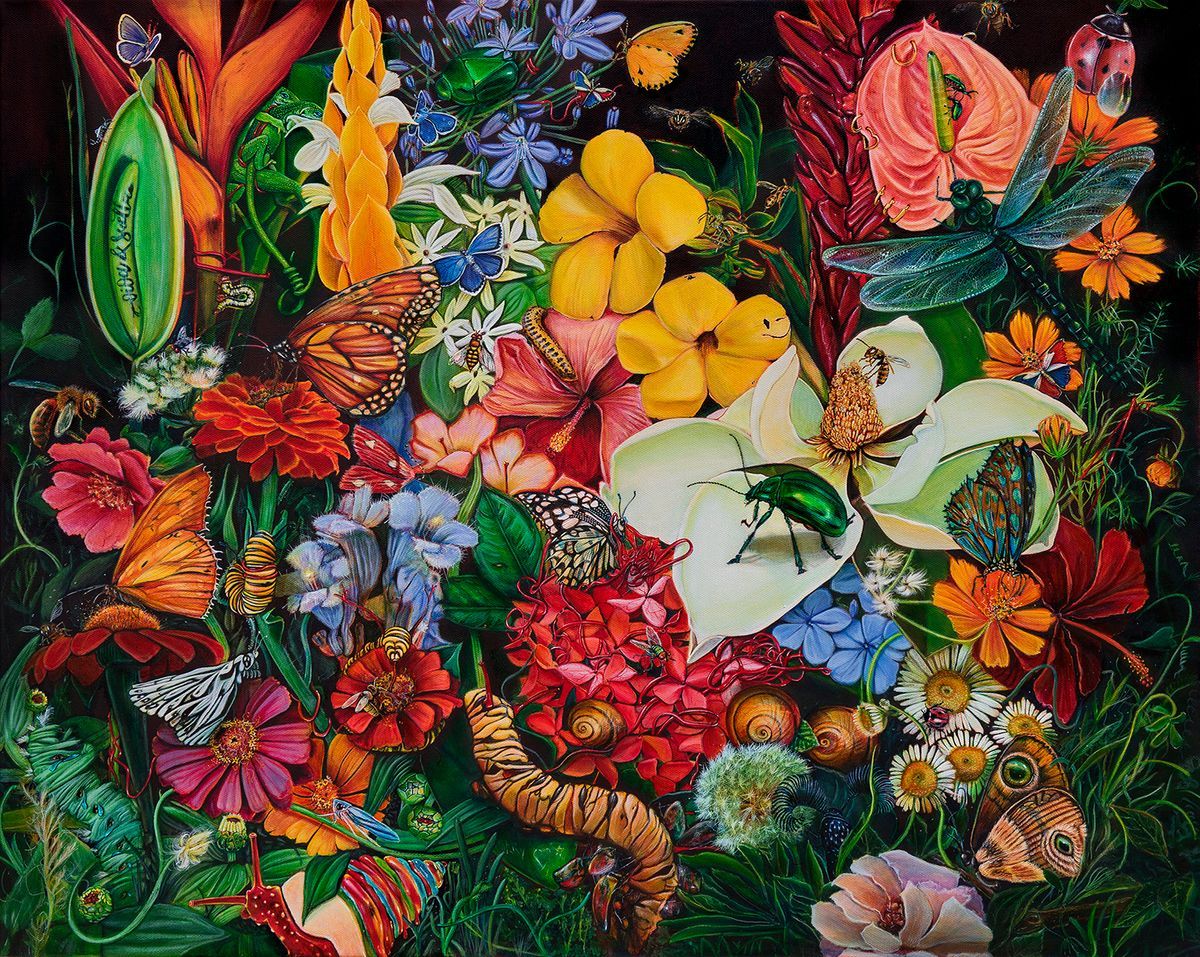 24”x30” acrylic on canvas,  2018. CAJA SILVESTRE  | SOLD