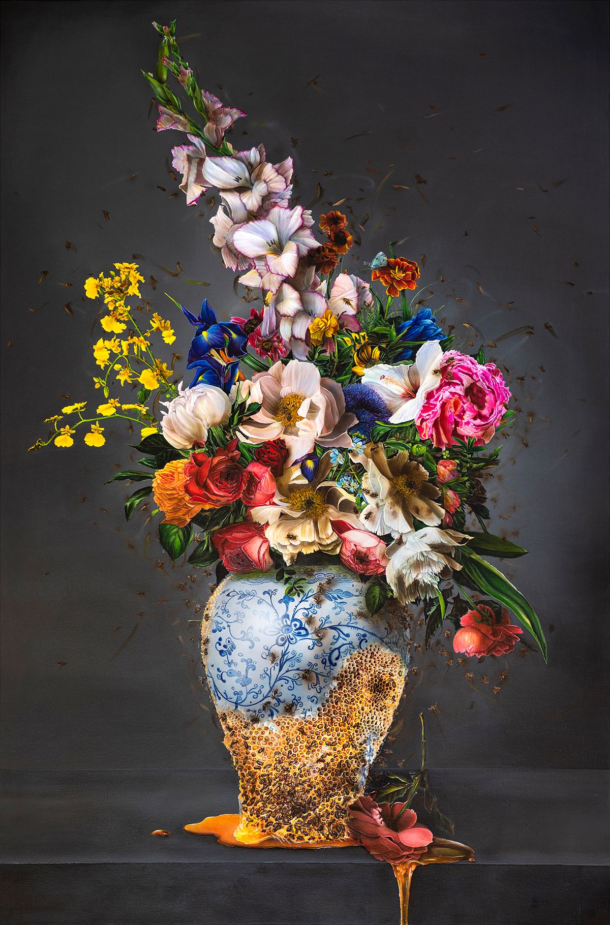 Limited Edition of 88. Each print is signed and numbered. Paper size 26”x 39.5” . USD$150.00. Info: gibonnelly@yahoo.com NÉCTAR, 2025