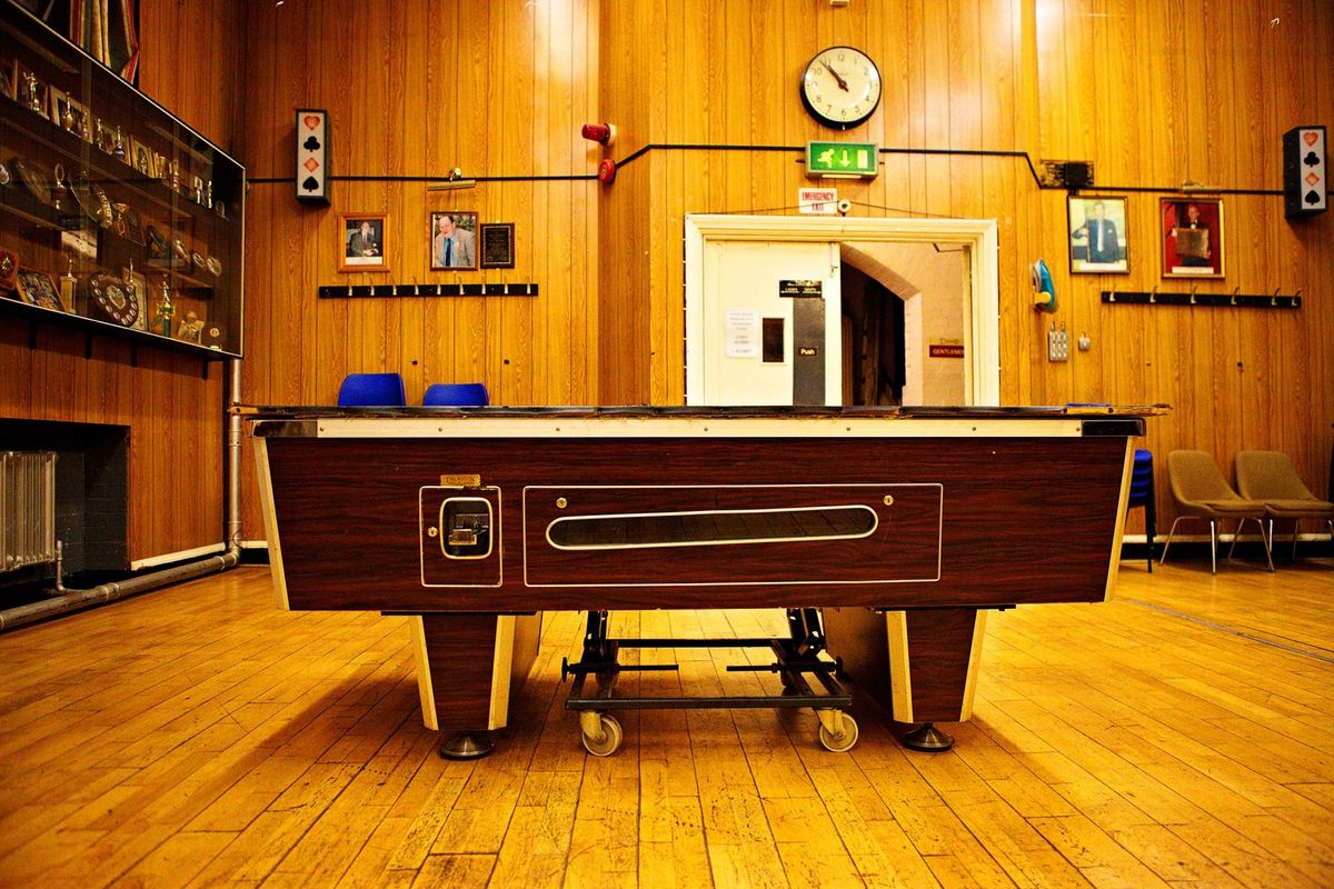 Darts. West London Deaf Club. Hammersmith.