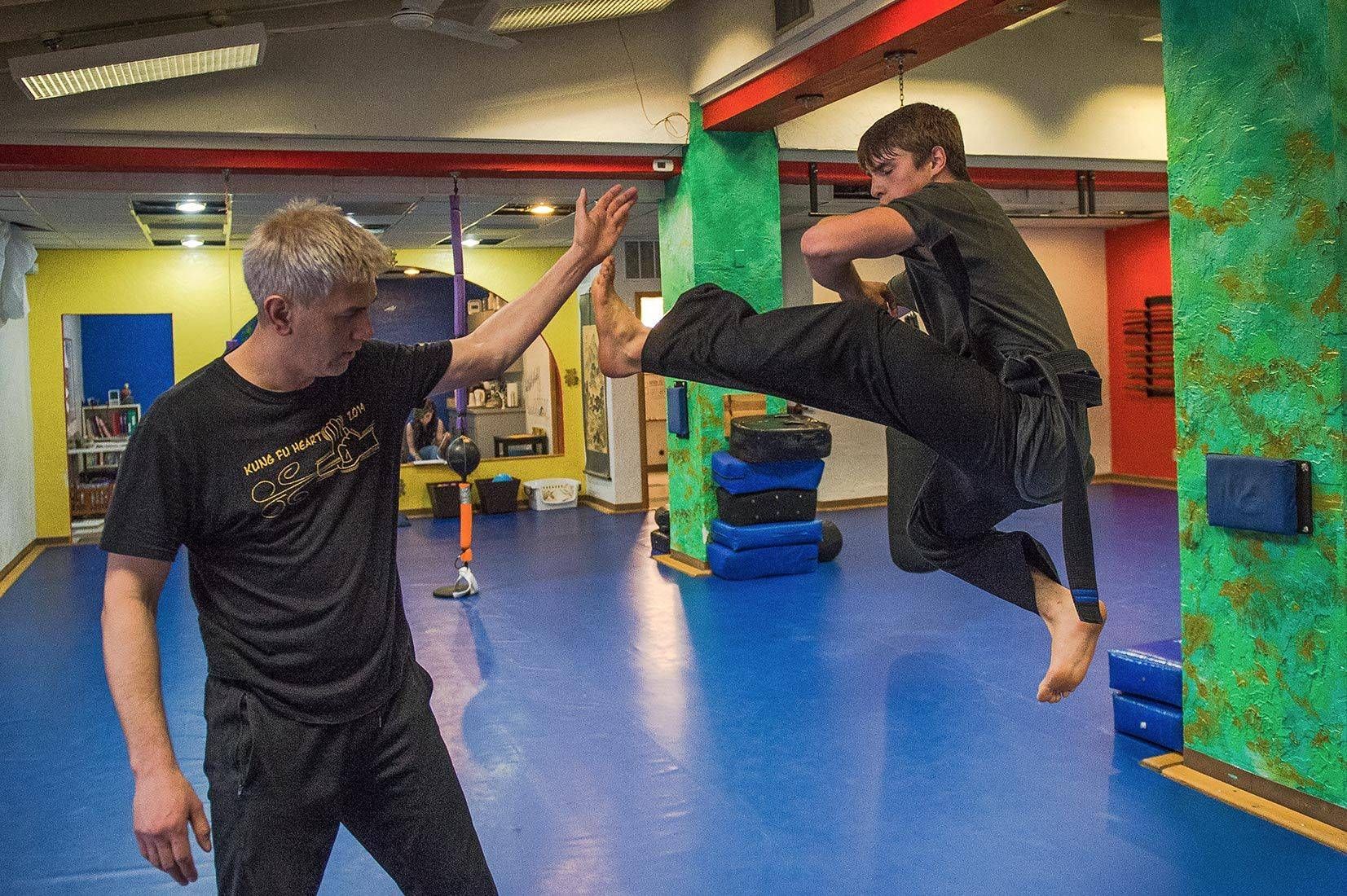 13_0_3728_102360_water_mountain_kung_fu_black_belt_student_demonstrates_jumping_front_kick_for_master_instructor_mikel_steenrod_flagstaff_20150317_dsc3920_new.jpg