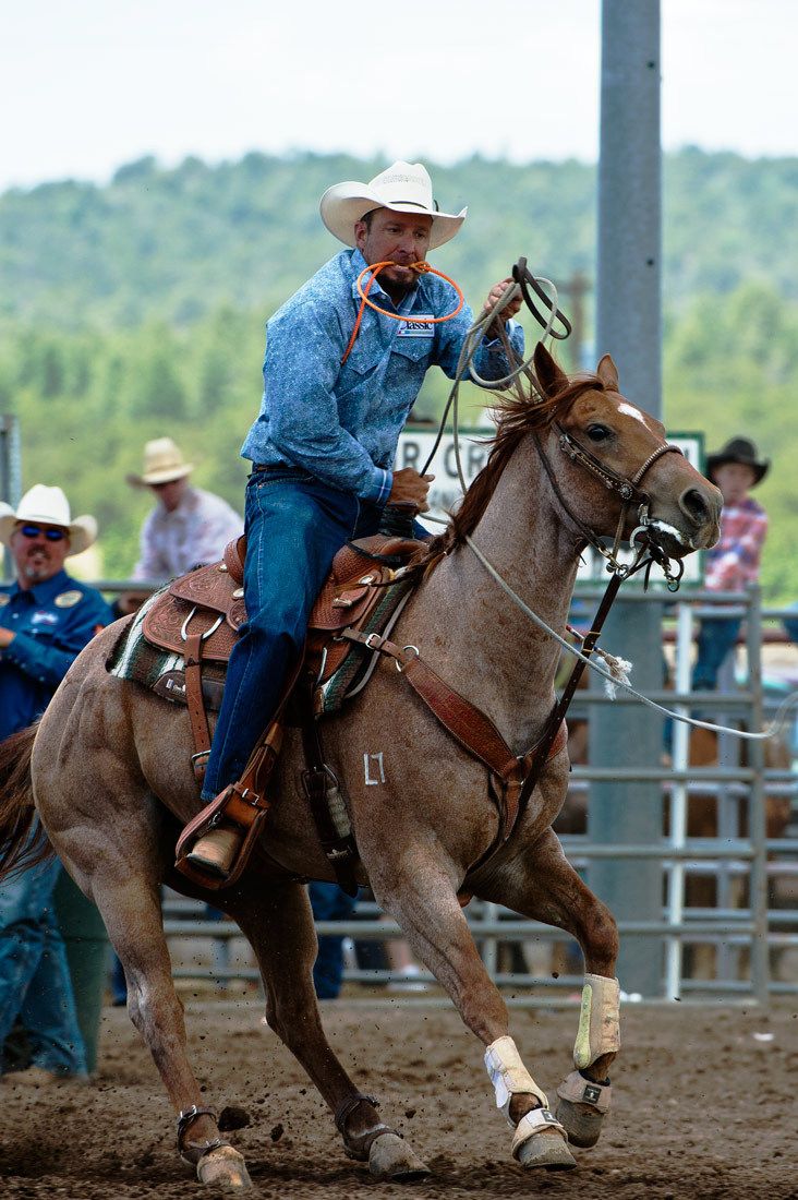 01593 Cowboy Calf Roper Anchoring Rope