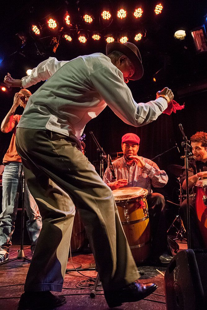 Latin music performance at Le Poisson Rouge, NYC