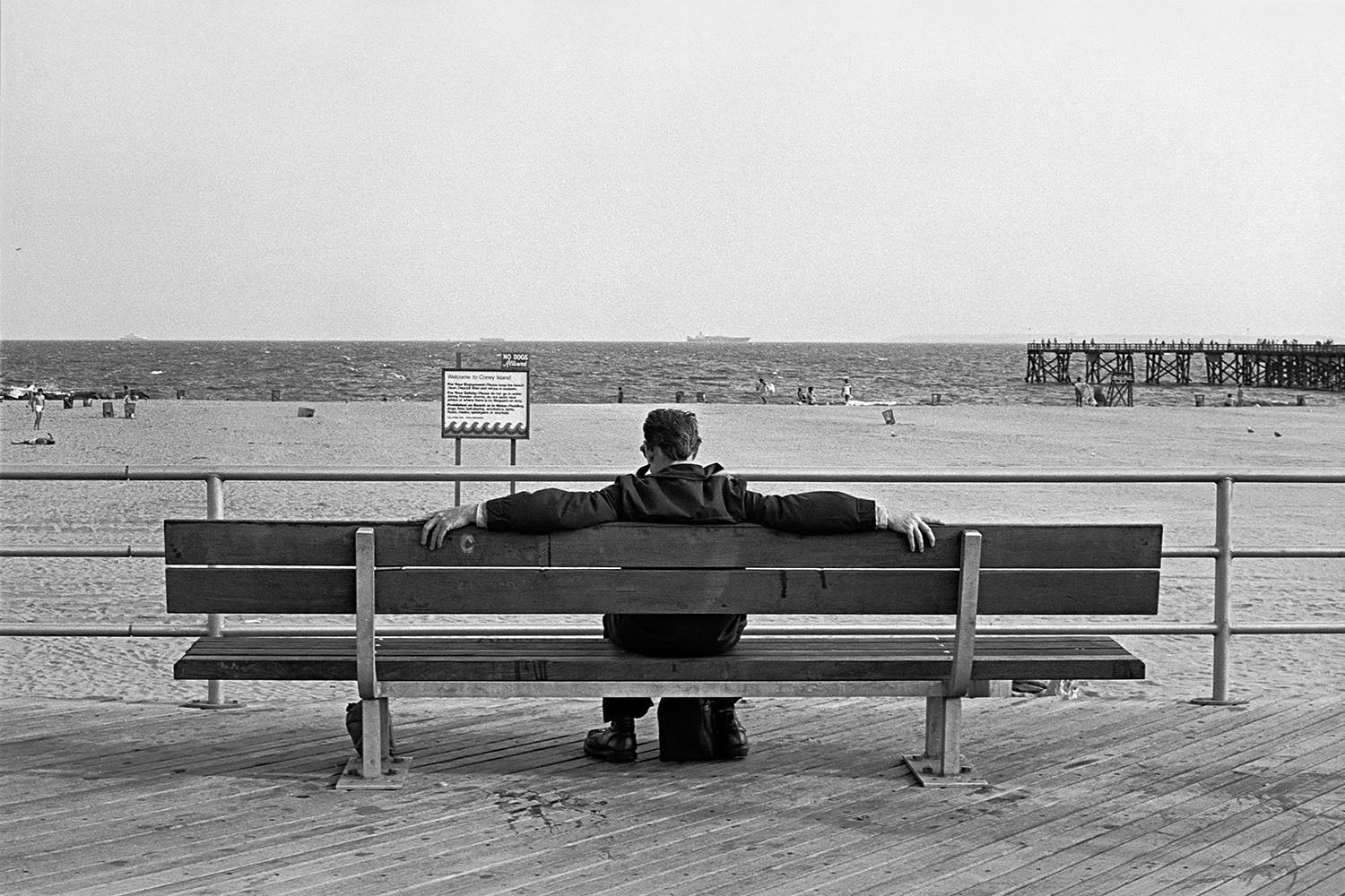 Coney Island boardwalk, c. 1977