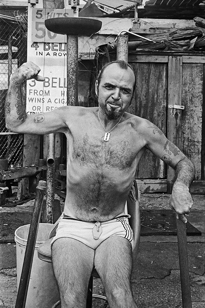 Show Your Strength concession worker, c. 1977