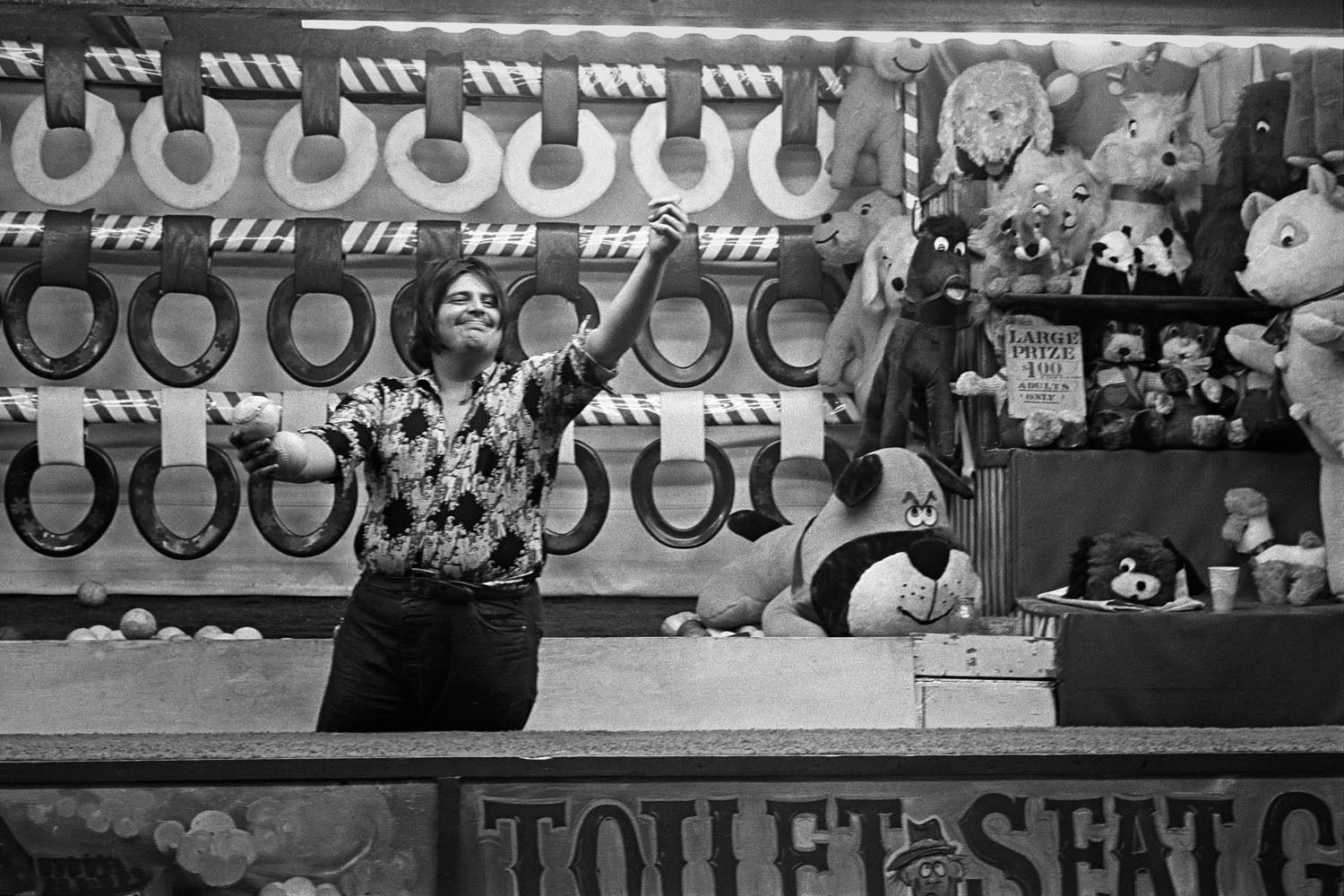 Toilet Seat Game, Coney Island, 1977