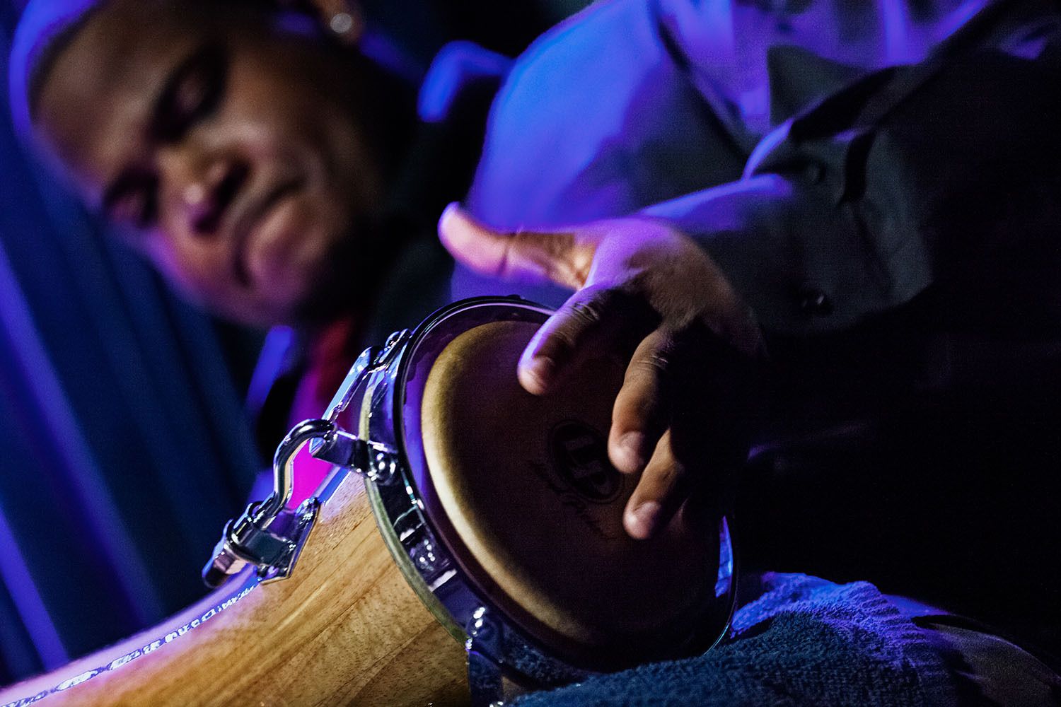 Camilo Molina with Eddie Palmieri at the Blue Note, NYC