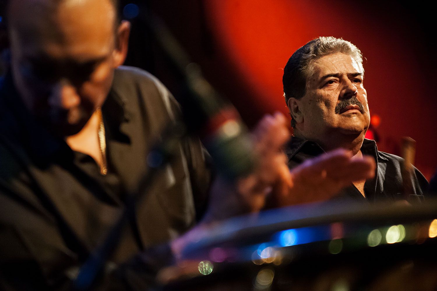 George Delgado and John "Dandy" Rodriguez with the Mambo Legends at SOBs, NYC