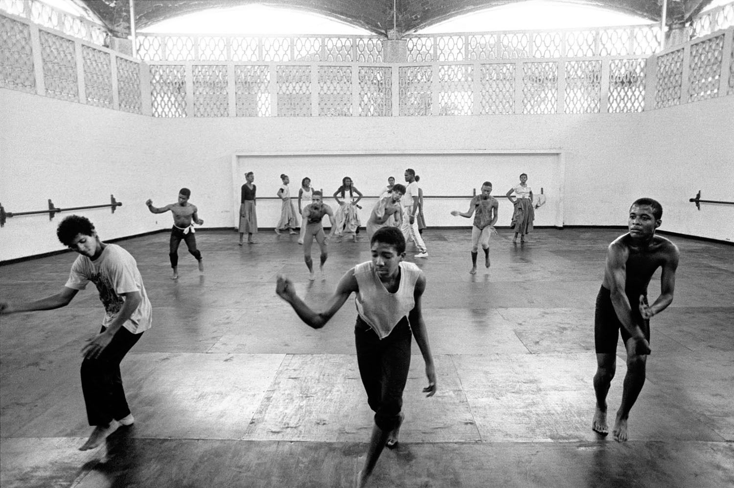 Afro-Cuban dance class at Ricardo Porro's School of Modern Dance