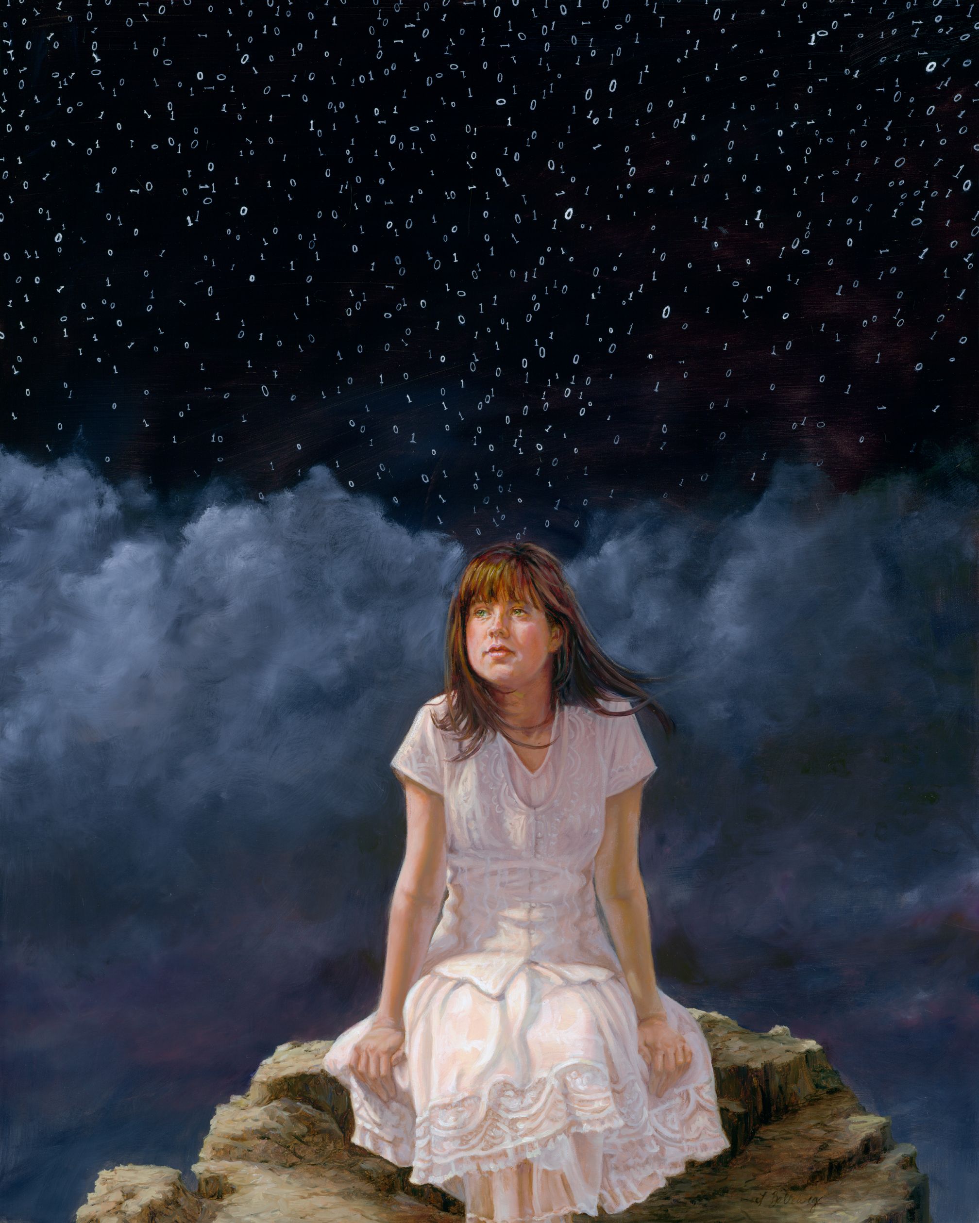 "Binary Night"- Sold