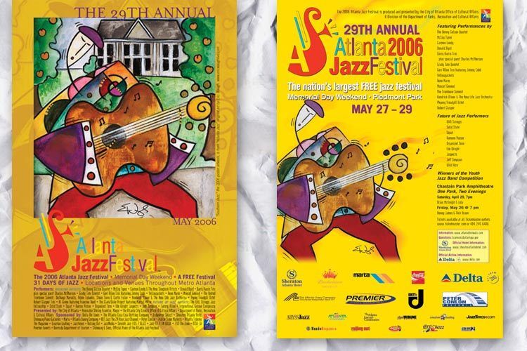 Atlanta Jazz Festival Posters