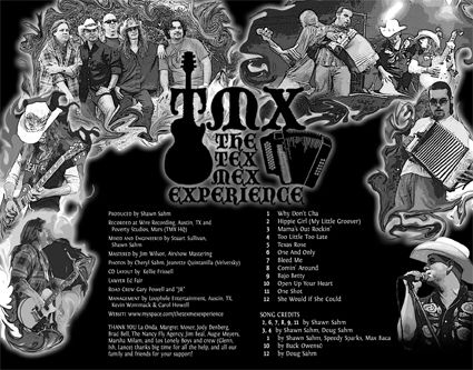 Tex Mex Experience CD Package Design
