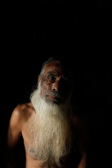 A witch doctor in rural Bangladesh. 
