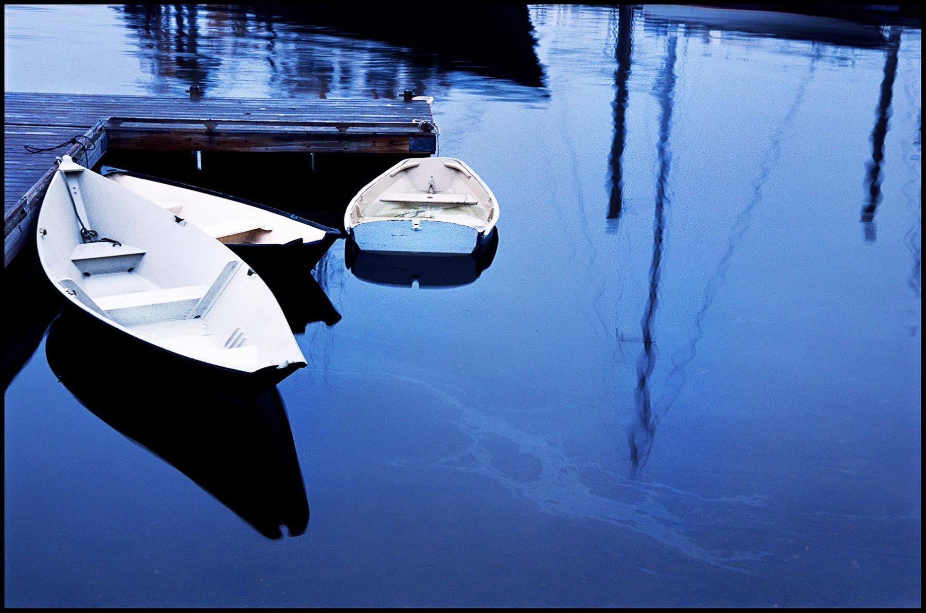 Dinghys, Marine Biologic Laboratory, Woods Hole, Massachusetts, 2004