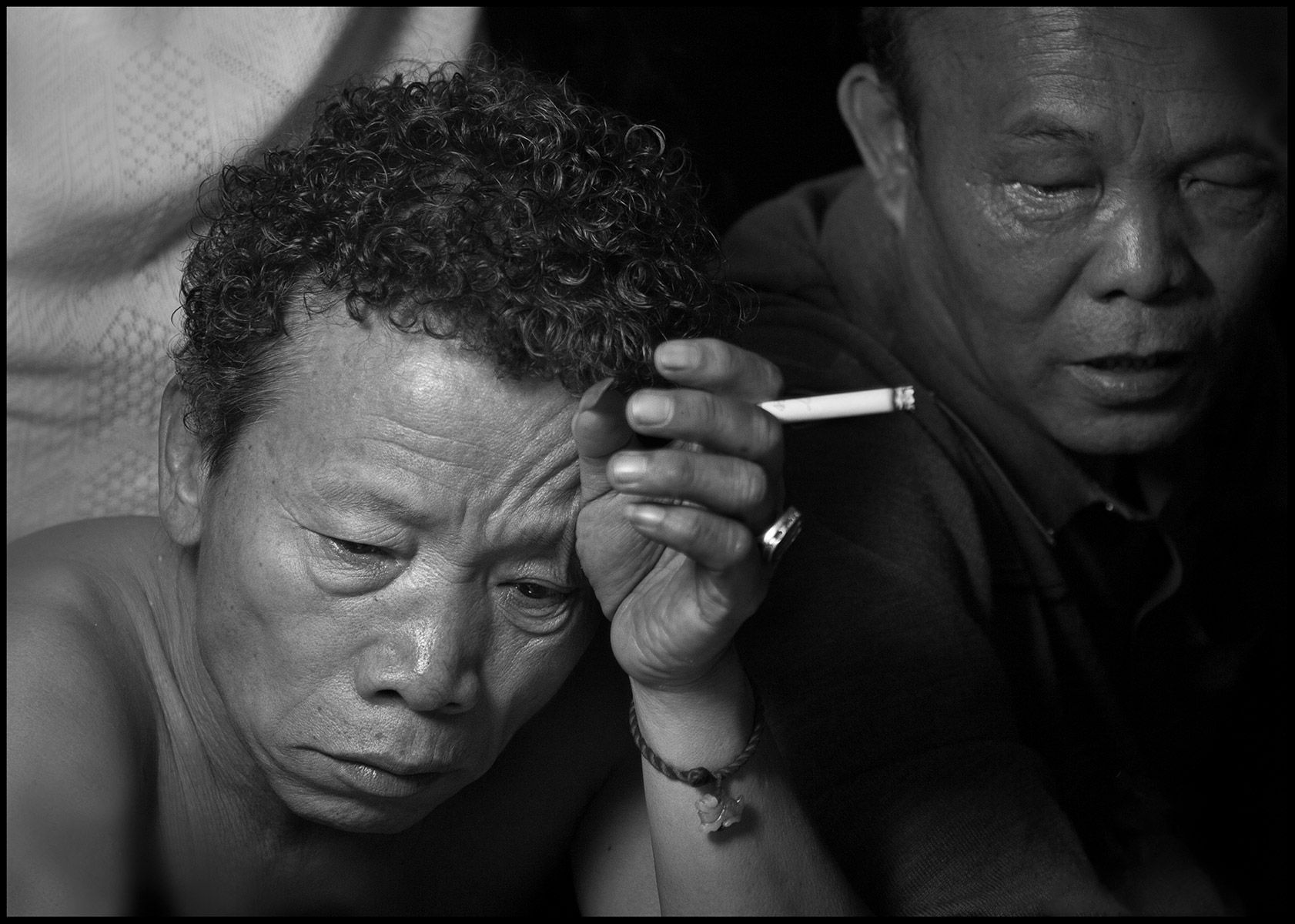 Fighting Cricket Gambler, Shanghai, 2008
