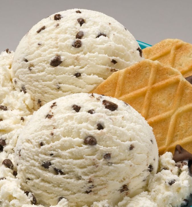 lisa bishop food stylist- chocolate chip ice cream