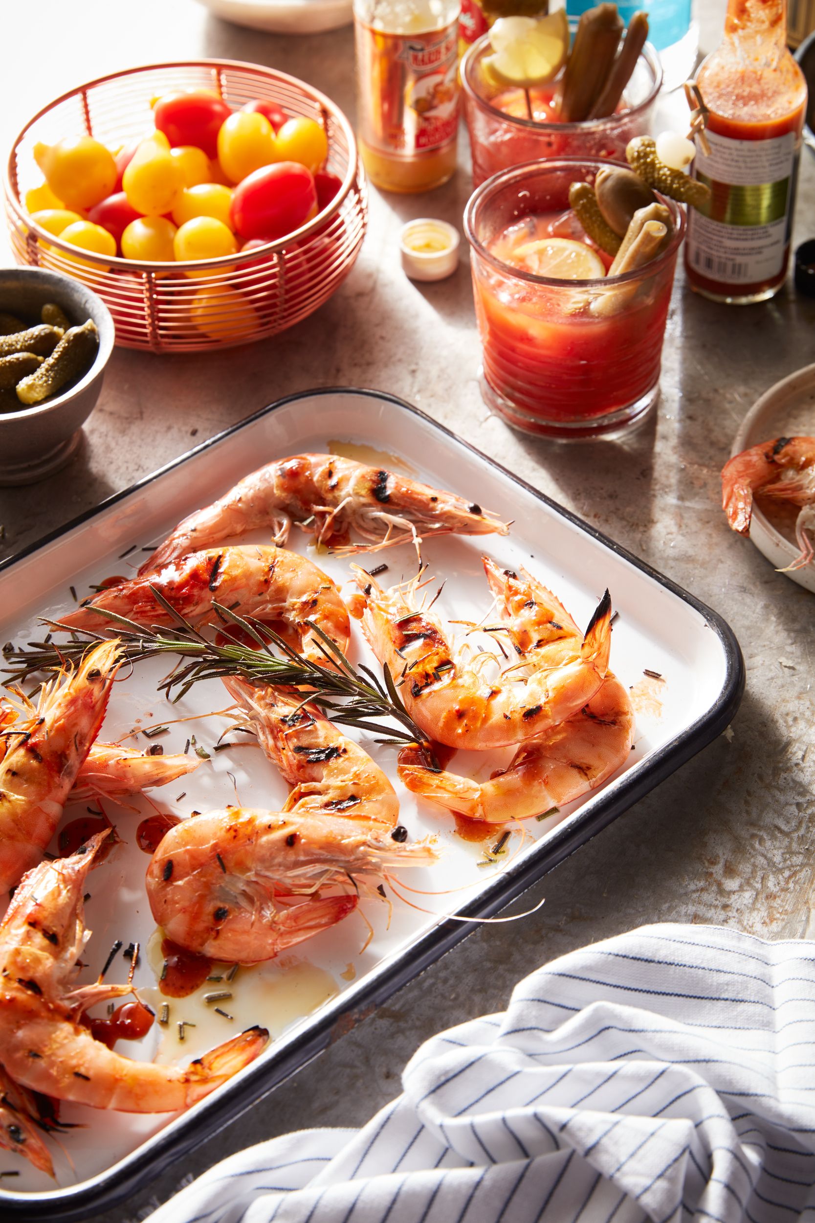 lisa bishop food stylist- grilled shrimp