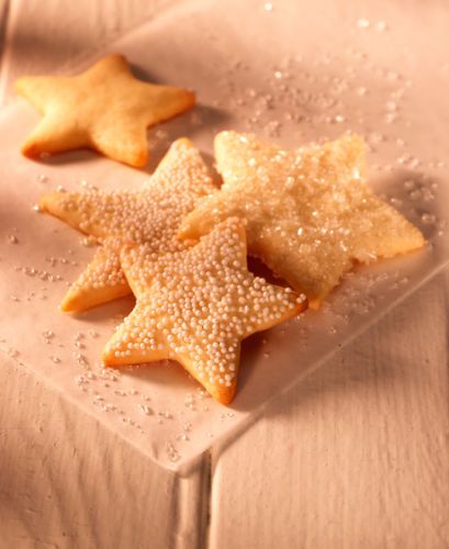 lisa bishop food stylist- sugar dusted star sugar cookies