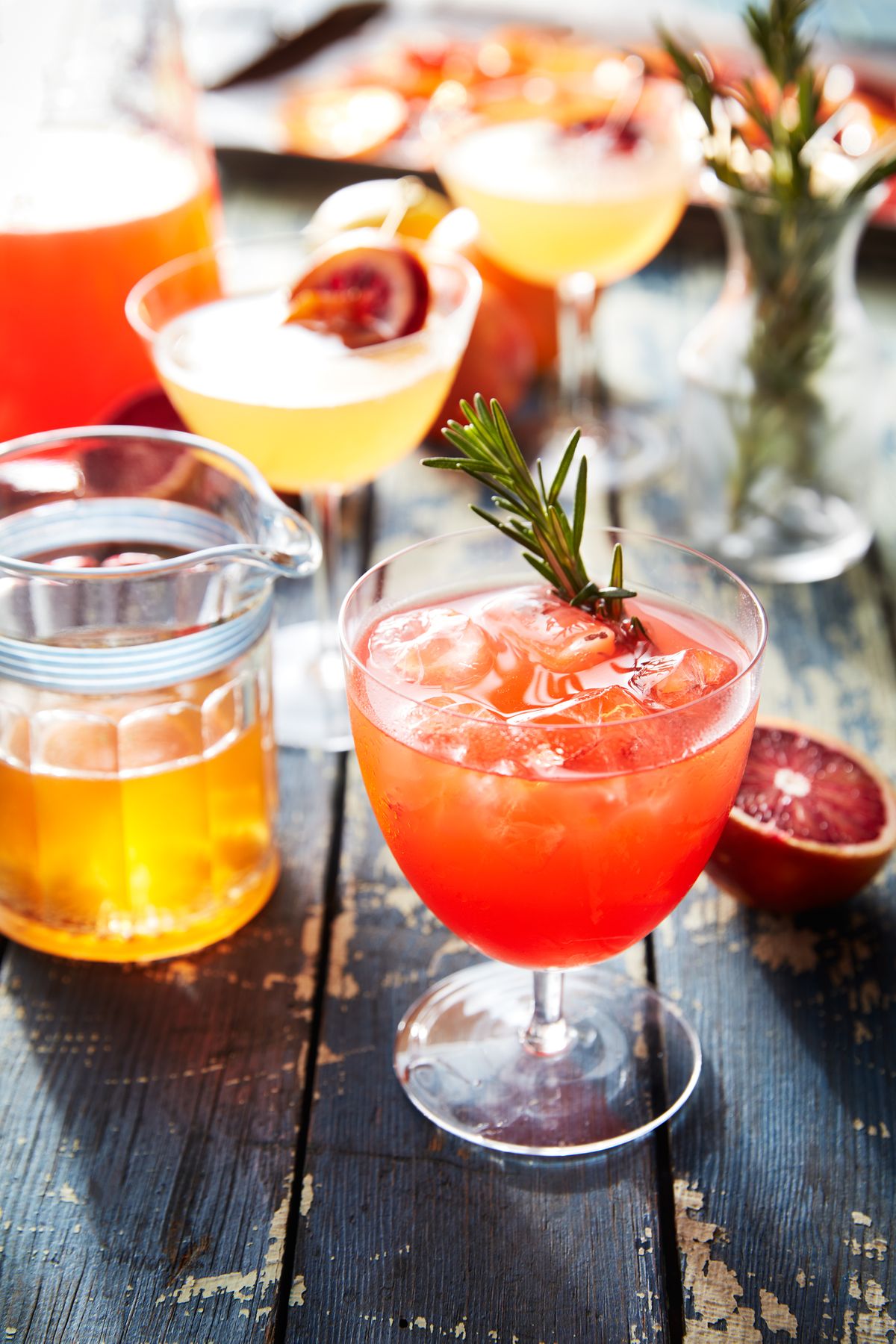 lisa bishop food stylist- blood orange and rosemary spritzer