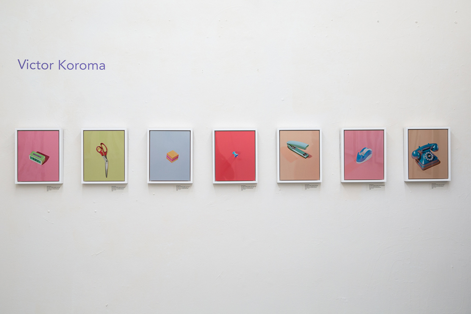 Sex, Drugs, and Office Supplies — Fine Art Still Life Exhibition Installation by Victor Koroma | First Place PDN Objects of Desire 2017 | Month of Photography Los Angeles 2018