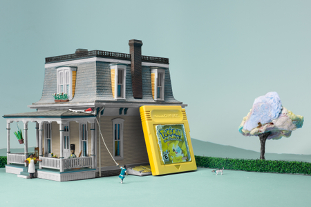 Pokemon Monolith — Game Boy Color Monolith Fine Art Tabletop Series by Los Angeles Photographer Victor Koroma