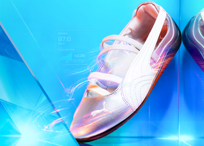 Puma Speedcat Ballet Metallic  flats Product Photography — Victor Koroma Commercial Photographer Los Angeles
