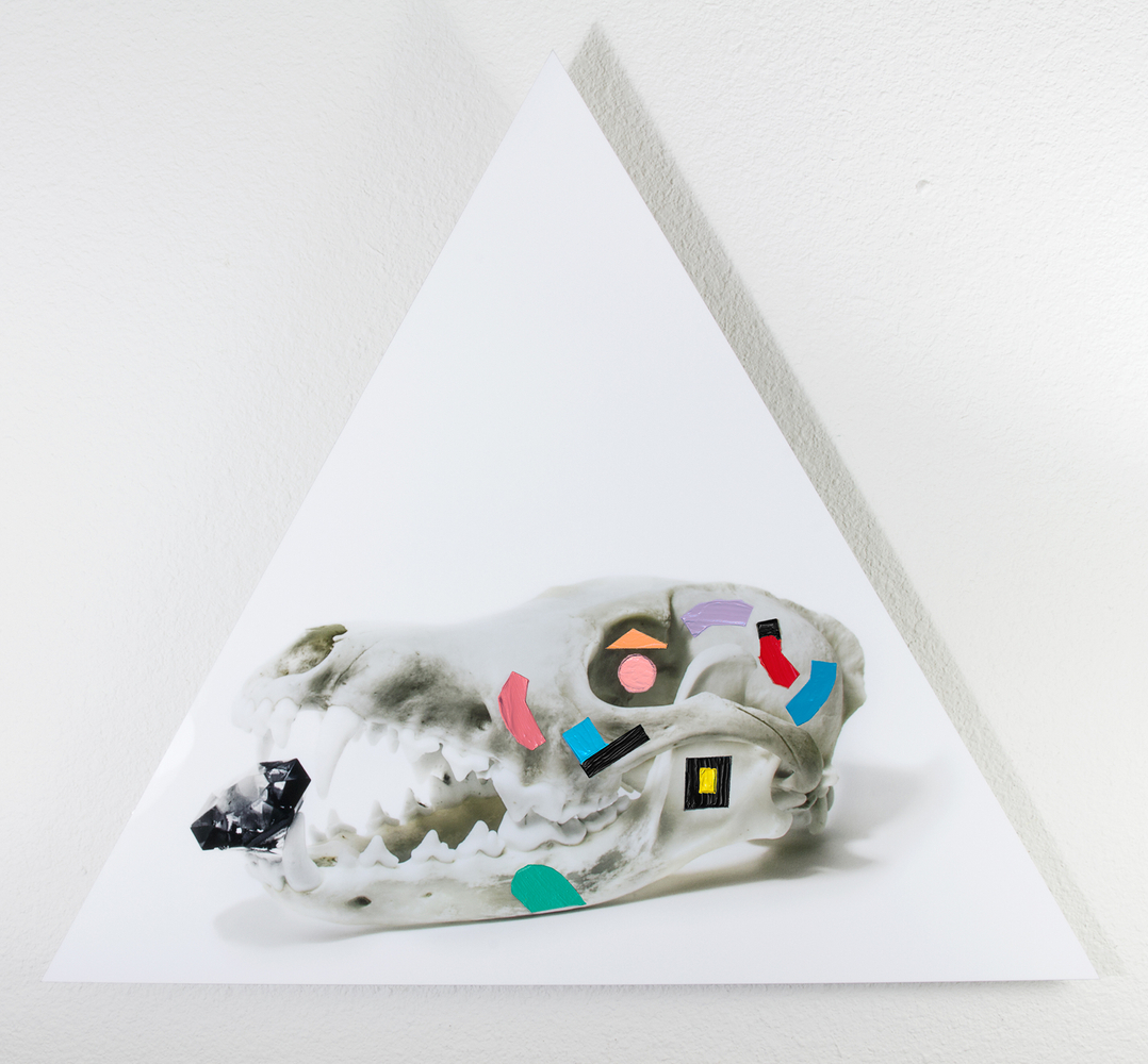 Ancient Gods Always Dream of Forever is a mixed media series created by mixed media photographer Victor Koroma. Ancient Gods Always Dream of Forever: Coyote Skull