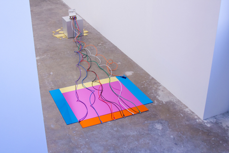 A work in progress installation about how the technology that produced physical instant images from polaroid cameras transitioned into the technology that produced data file based images that exist instantly on smartphones, the internet, and apps like instagram. The Photographic Moment of Transcendent Transition: installation View
