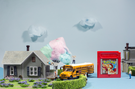 Pokemon Red Monolith — Game Boy Color Fine Art Photography | Victor Koroma