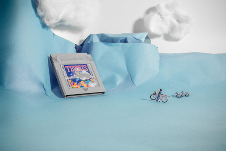 Tetris Monolith — Game Boy Color Monolith Fine Art Tabletop Series by Los Angeles Commercial Product and Auction Photographer Victor Koroma