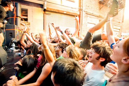Ponytail Crowd Surf Wham City Baltimore — Fine Art Concert Photography | Victor Koroma