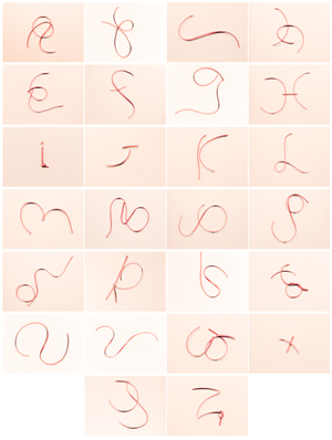 Alphabet Aerobics Letter A A$AP Rocky Elastic Band — Fine Art Photography Victor Koroma