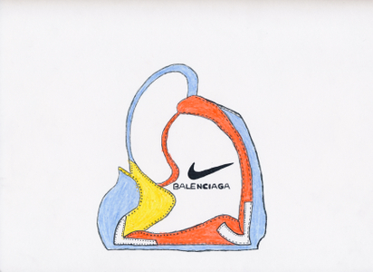 A Design idea for Balenciaga x Nike Balenciaga x Nike Bag Design Idea
