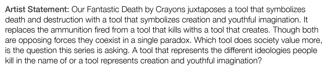 Artist Statement