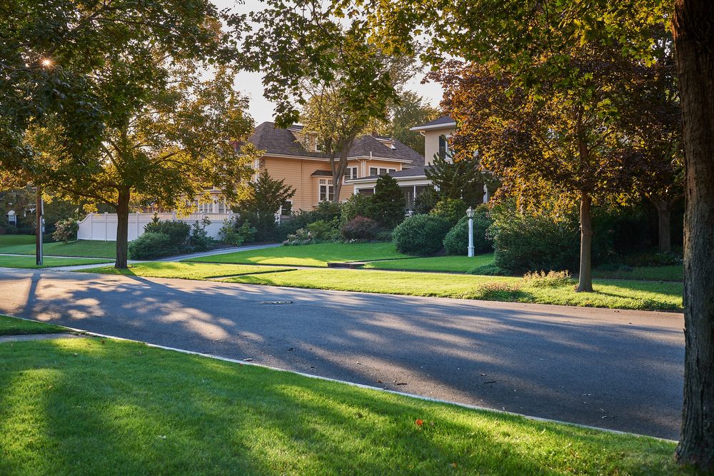 Automotive Backgrounds - Suburban Towns  Collection