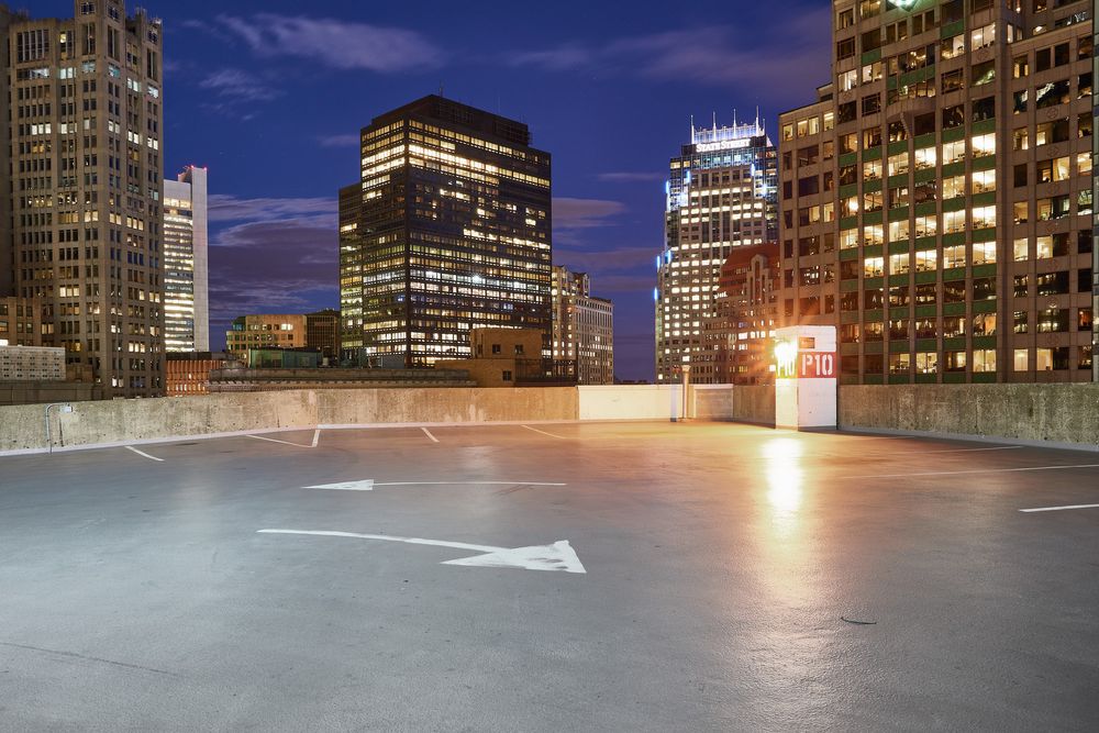 Automotive Backgrounds - Parking Structures Collection