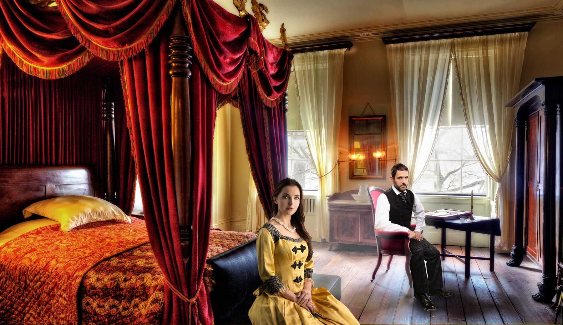 The Victorian “era” lasted as long as 
Victoria reigned (1837-1901). It was a time of industrial growth, social change, civil war, repression, expression 
and great clothing. Since I’m somewhat of a Henry James geek ( The American, Daisy Miller, Washington Square...), 
I’ve tried to populate this series with characters representative of that time and place. 
I think at times that I would have been perfect for that period. Except, of course, for that NO penicillin thing... The New Victorians #17