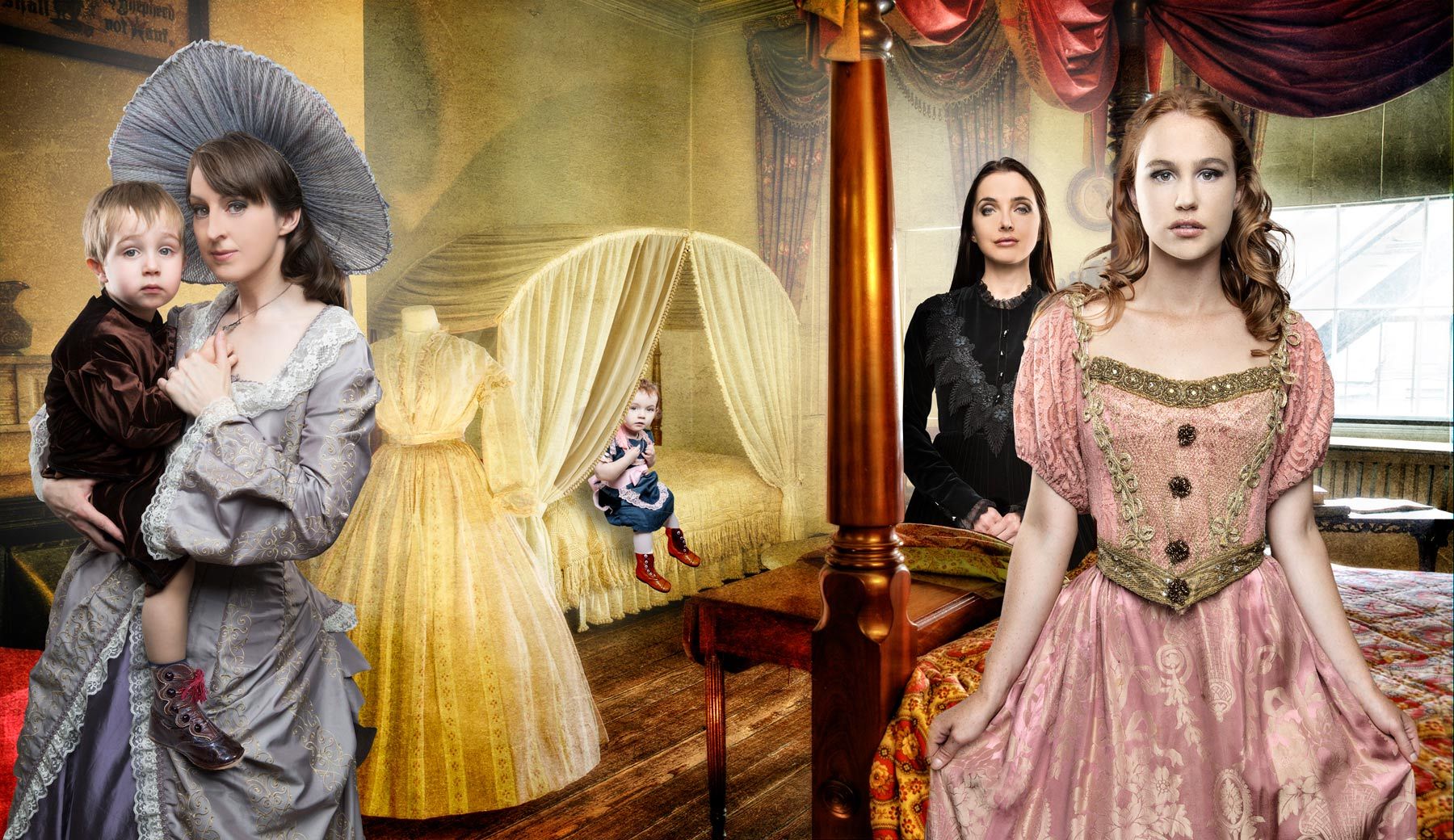 The Victorian “era” lasted as long as 
Victoria reigned (1837-1901). It was a time of industrial growth, social change, civil war, repression, expression 
and great clothing. Since I’m somewhat of a Henry James geek ( The American, Daisy Miller, Washington Square...), 
I’ve tried to populate this series with characters representative of that time and place. 
I think at times that I would have been perfect for that period. Except, of course, for that NO penicillin thing... The New Victorians #18