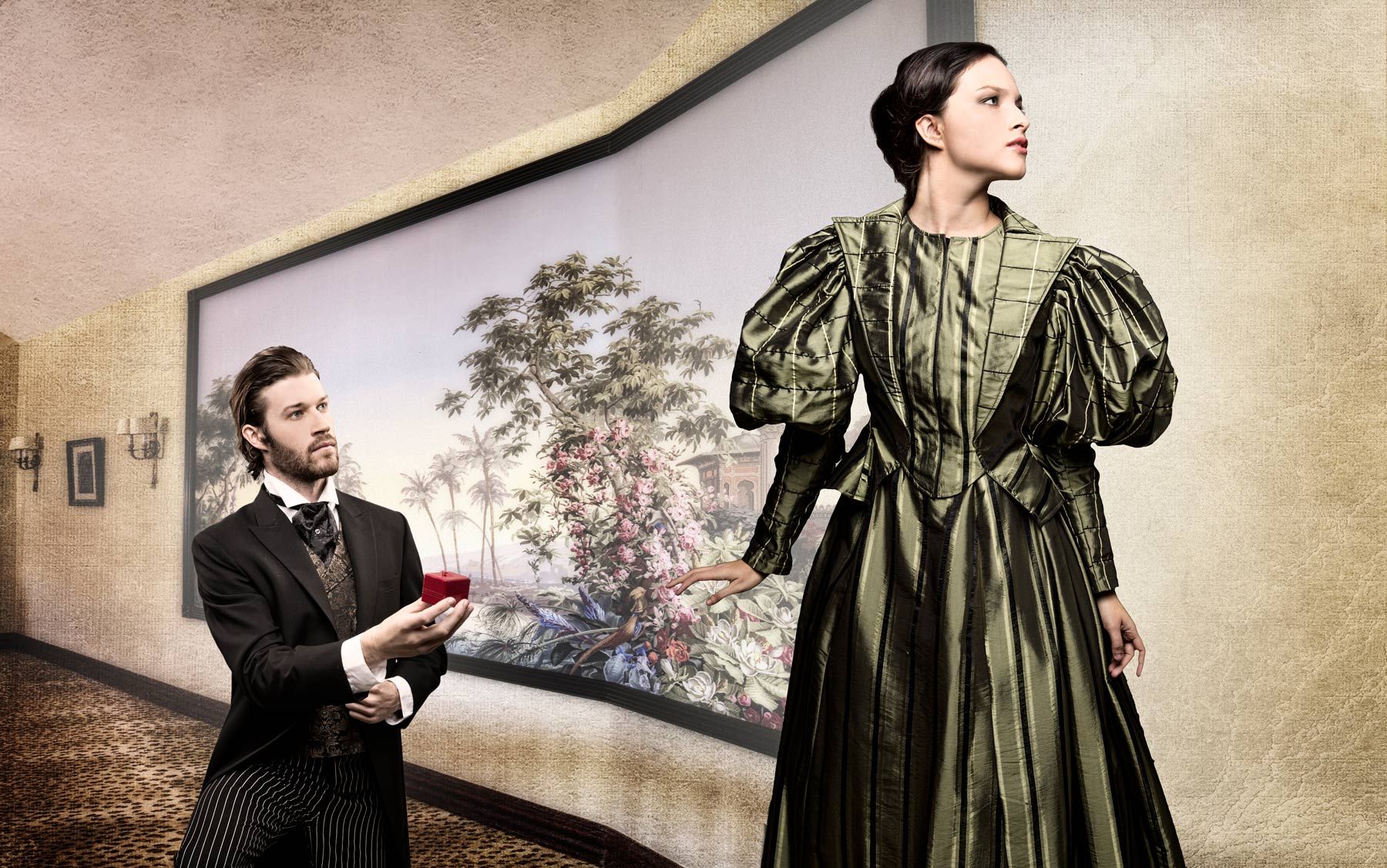 The Victorian “era” lasted as long as 
Victoria reigned (1837-1901). It was a time of industrial growth, social change, civil war, repression, expression 
and great clothing. Since I’m somewhat of a Henry James geek ( The American, Daisy Miller, Washington Square...), 
I’ve tried to populate this series with characters representative of that time and place. 
I think at times that I would have been perfect for that period. Except, of course, for that NO penicillin thing... The New Victorians #7