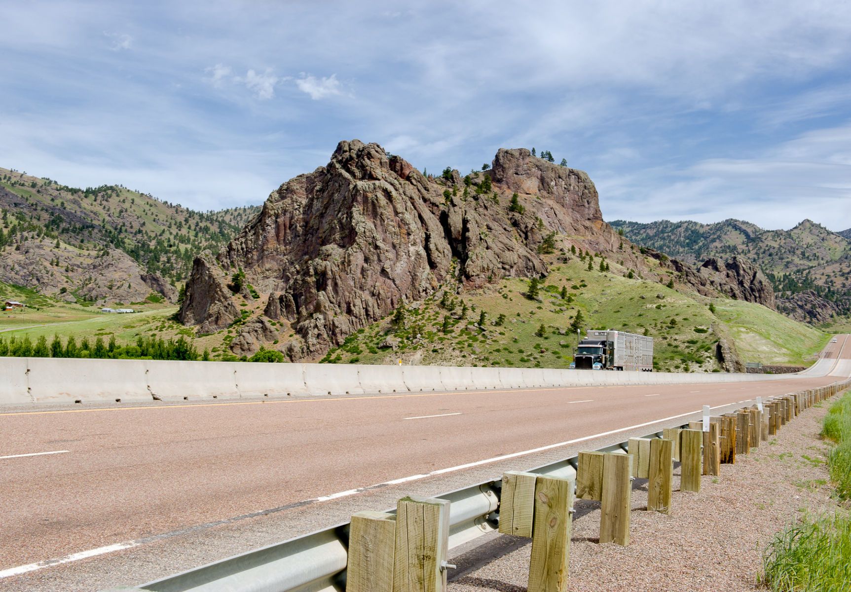 Rocky Mountain Continental Divide Meets the Great Plains.
